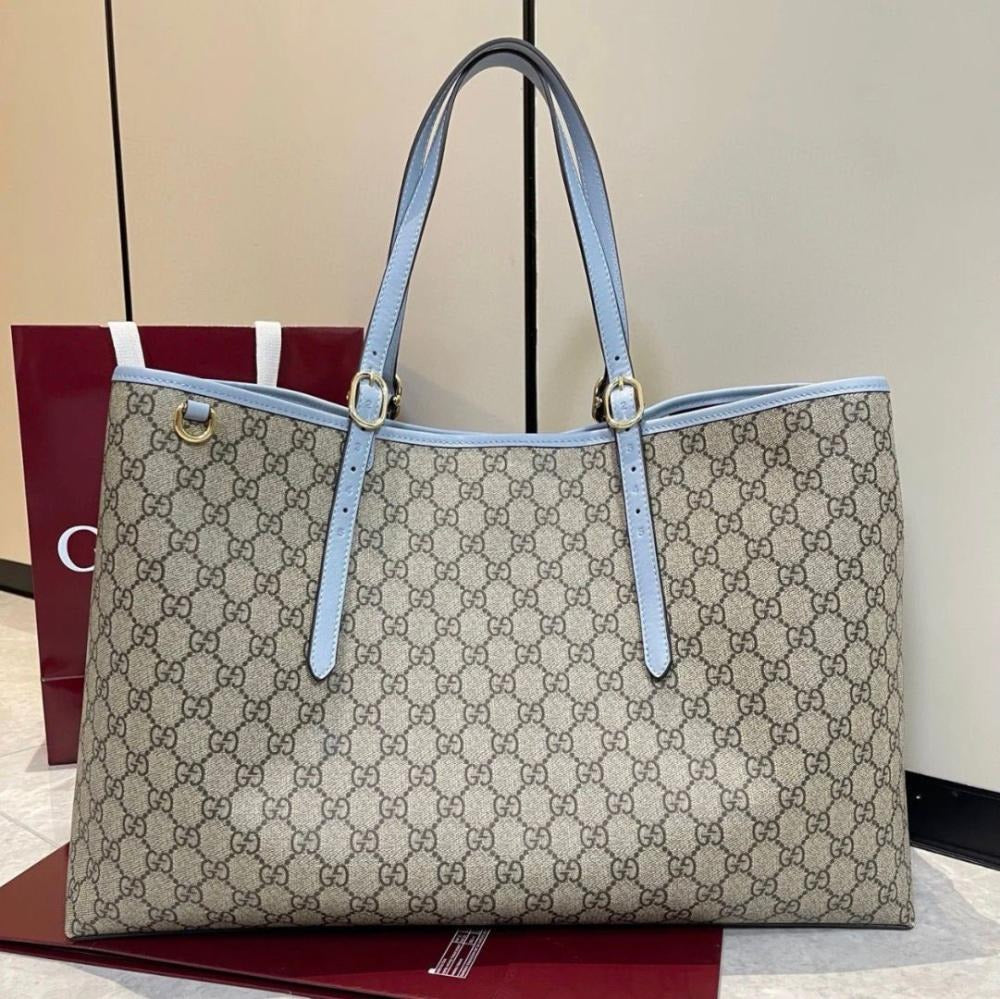 Large Gg-emblem-shopper By Gucci