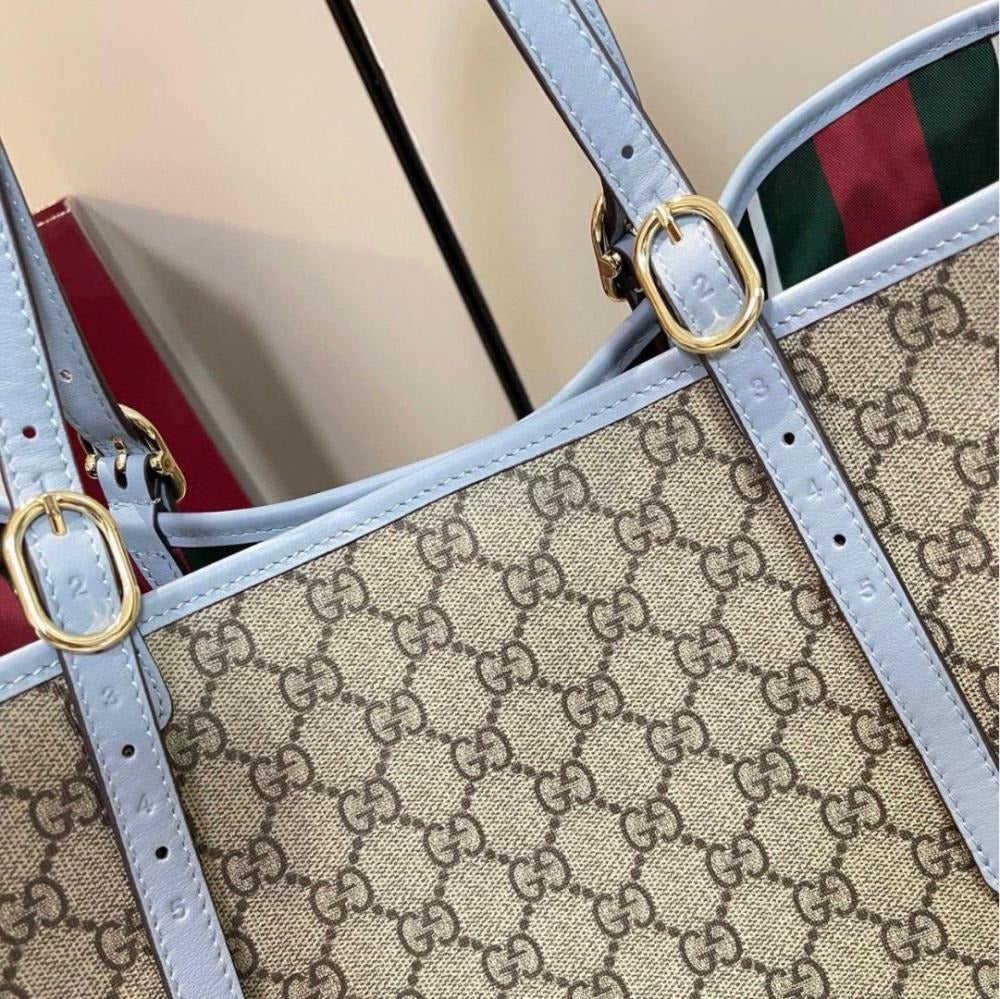 Large Gg-emblem-shopper By Gucci