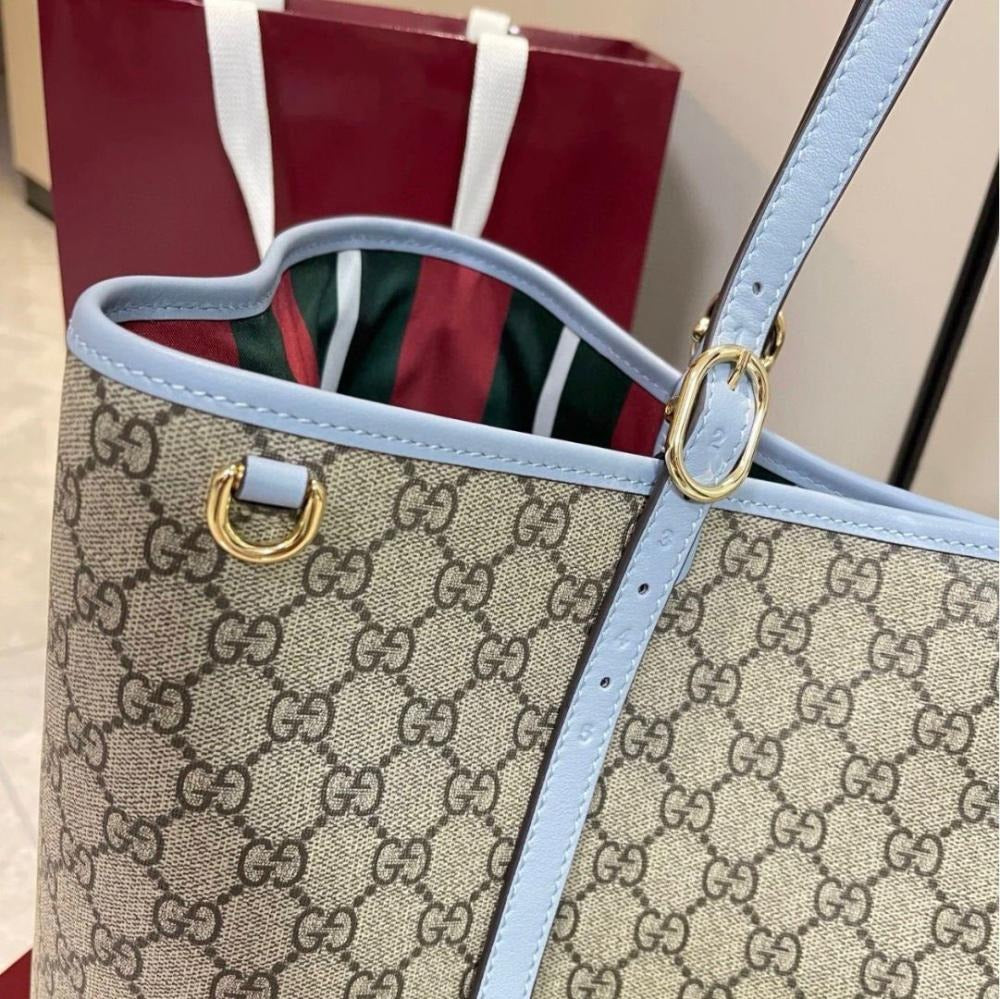 Large Gg-emblem-shopper By Gucci