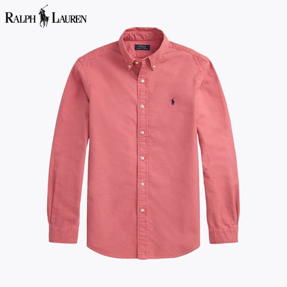RL Slim Fit Garment-Dyed Oxford Shirt