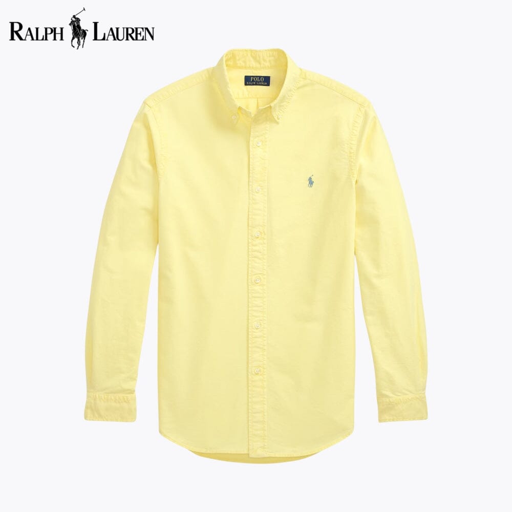 RL Slim Fit Garment-Dyed Oxford Shirt