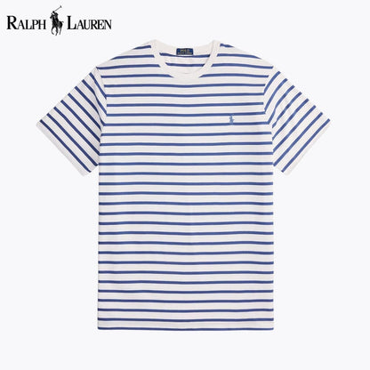 RL Striped Jersey Crewneck T-Shirt